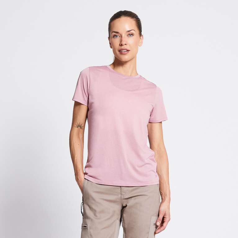 Lightweight tee "Ed" Heather Pink